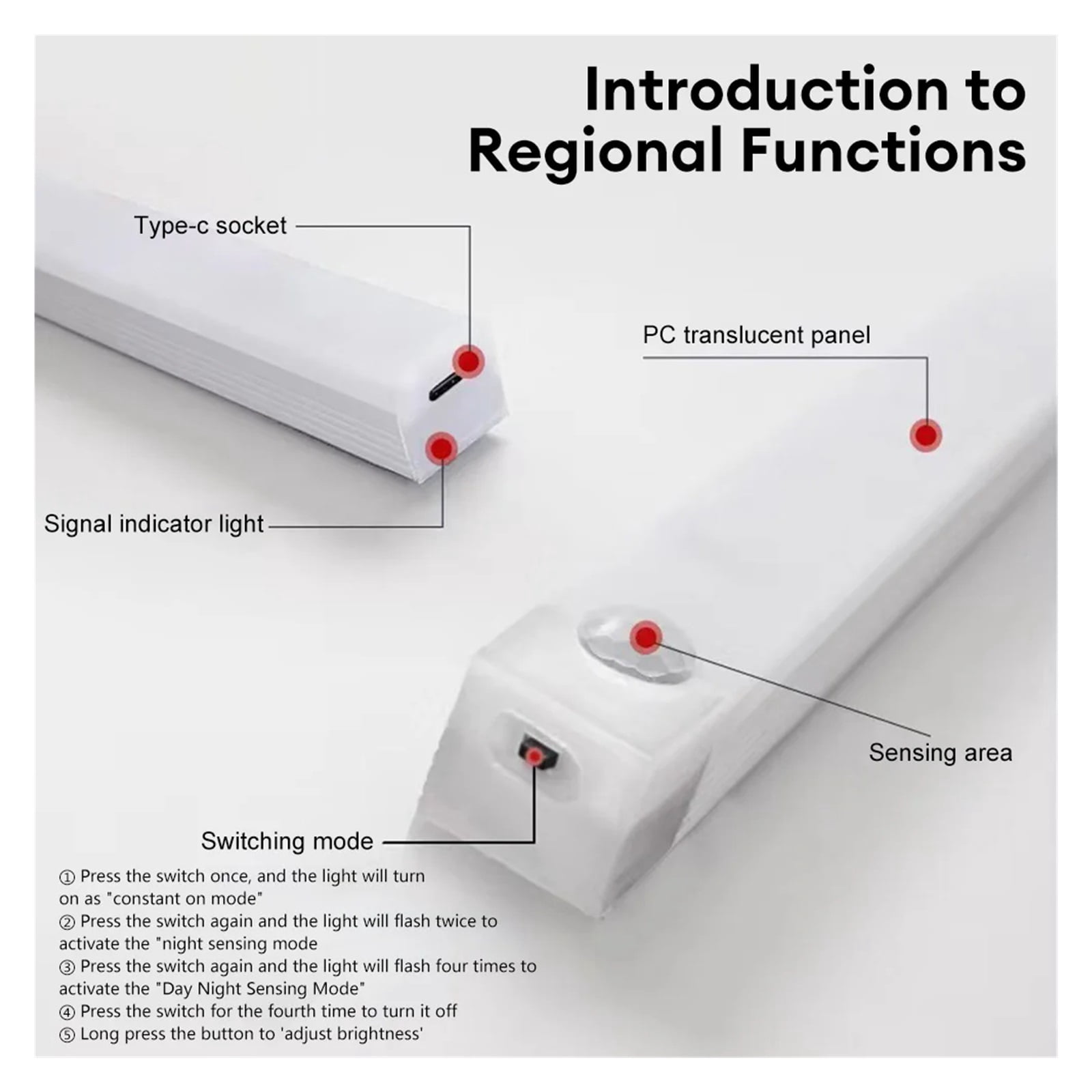 Motion Sensor Light Wireless LED Night Light, Bedroom Decoration Light Wall Stairs Kitchen Cabinet Wardrobe Corridor Light