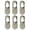 6Green Gray, variant on Ultra Thin No Show Socks Men, Breathable Mesh Ankle Design, Silicone Heel Grip for Running and Office, 6 Pairs