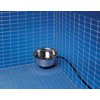 Allied Precision 90 1 qt Stainless Steel Heated Pet Bowl with Hutch Mount
