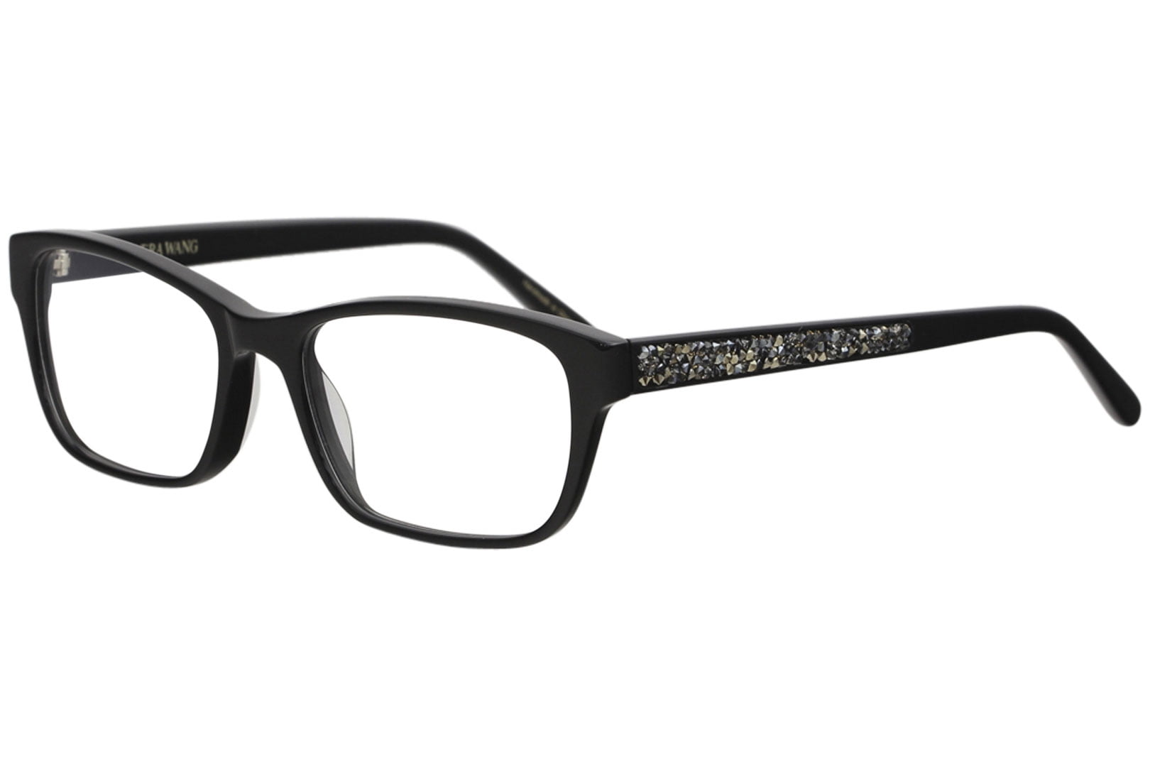 Vera Wang Women's Eyeglasses Inga BK Black Full Rim Optical Frame 51mm