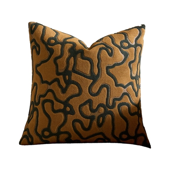 Cinvoph Throw Pillow Covers Modern Home Art Decor, Decorative Pillow Cases Abstract Striped Pillowcases for Bedroom Living Room 18"