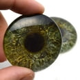 thumbnail image 4 of Viking Ravens Celtic Sage Green Glass Eyes, 4 of 11