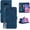 Blue, variant on S10 Plus Wallet Case,for Galaxy S10 Plus Case,Card Holder Leather Kick-Stand,S10+ Flip Cases Protector 2023,Wrist Strap,Magnetic Closure,Shockproof Protective Cover for Samsung S10+ Plus (Purple)