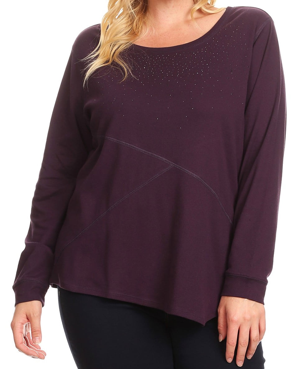 100 cotton plus size womens clothing
