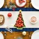 thumbnail image 4 of Camino de mesa navideño con diseño de búfalo a cuadros, acuarela, ideal para fiestas de invierno, cocina, comedor, decoración de interiores y exteriores., 4 of 6