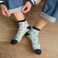 thumbnail image 3 of Naloa Frog In Mermaid Ankle Socks for Women Non Slip Socks No Show Socks Classic Low Cut Casual Socks Casual Socks, 3 of 7