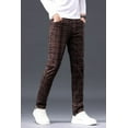 thumbnail image 5 of Mens Vintage Plaid Dress Pants Chino Pants Versatile Casual to Formal Wear, 5 of 8