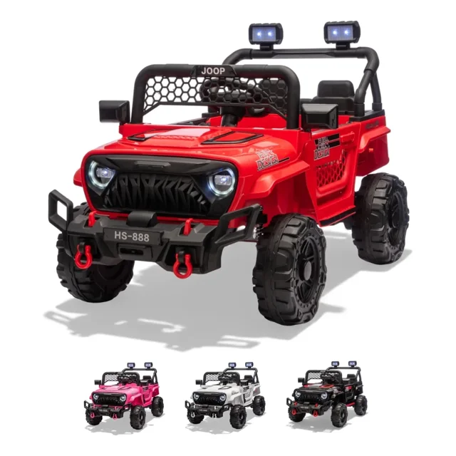 The Baby Shop Carro Montable Eléctrico Camioneta Rojo Niño Control Tek-799