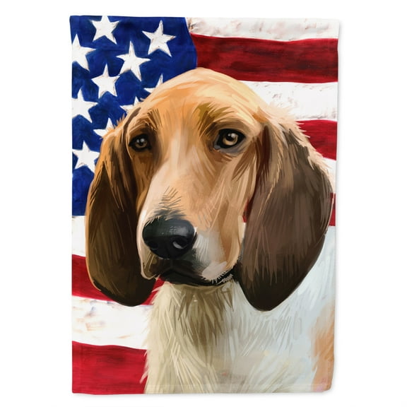 Grand Anglo-Francais Tricolore American Flag Flag Canvas House Size