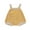Yellow, variant on nvzhuang Breathable Baby Girls Boys Romper, Sweet Style Infant Summer Creative Sun Embroidery Sleeveless Knitted Suspender Jumpsuit