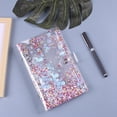 thumbnail image 3 of Carpeta de sobres de tamaño A6 con presupuesto, carpeta de planificación de presupuesto con cubierta de lentejuelas transparentes, 8 bolsillos con cremallera, bolsa para tarjetas, bolsillo doble y et, 3 of 6