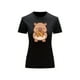 thumbnail image 2 of Playera Blusa De Capybara Comiendo Pretzel Ropa Divertida Para Mujer Capibara Color Negro Talla Grande Marca Emil SaEs, 2 of 4