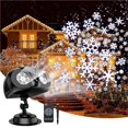 thumbnail image 3 of Christmas Snowflakes Projector Lights Owl Shaped Led Snowfall Projection Lamp ,Easy to Setup, 3 of 5