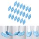 thumbnail image 1 of Fábrica del protector de la bota del sobrecalzado de la cubierta del zapato de la raya antiestática reutilizable lavable de 10 pares Soledad Cubierta del pie de la bota del zapato reutilizable, 1 of 10