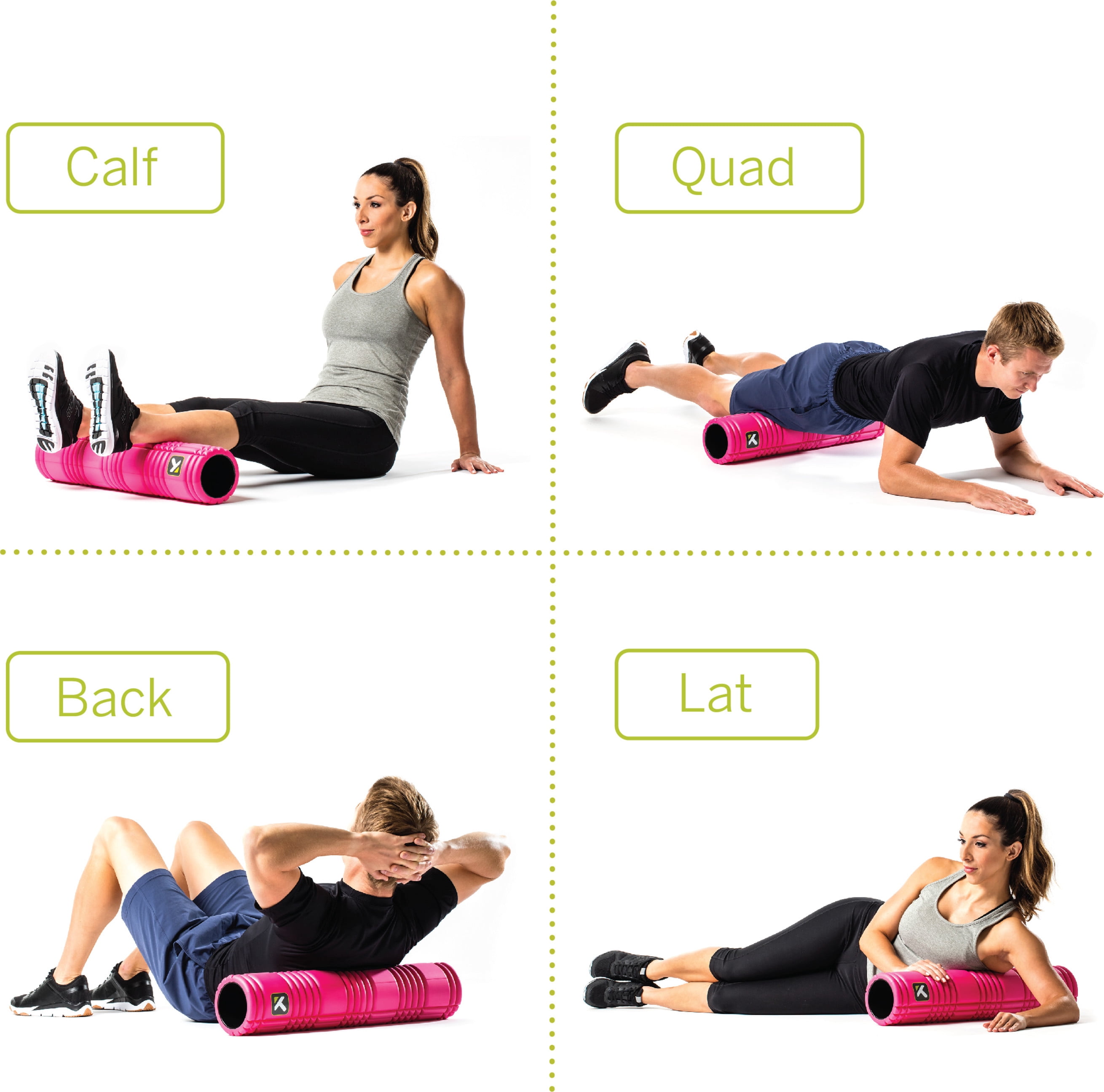 Foam Roller, TriggerPoint™ GRID® 2.0 26" – Large Hollow Core Foam Roller, Access Free Online Instructional Videos