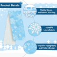 thumbnail image 3 of 71 x 13.8 Inch Christmas Table Runner, Light Blue with White Snowflake Pattern for Winter Holiday Dining Table, Kitchen, Coffee Table, and Xmas Party Decorations, 3 of 7