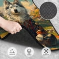 thumbnail image 3 of Zufioo Forest Maple Leaf Husky Print Car Floor Mats Four-piece Set, Car Interior Accessories - Corrosion-resistant, Non-Slip, Suitable for Cars, Trucks, Vans, 3 of 7