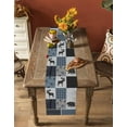 thumbnail image 7 of Table Runner Dresser Scarf 13 x 70 Inch Vintage Animal Classic Woods Bear Moose Plaid Table Runners Non-Slip Heat Kitchen Dining Table Decor for Indoor Outdoor Home Party Decoration, 7 of 7