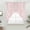 Pink, variant on Blue Daisy Swag Curtains for Kitchen/Bedroom/Living Room, Spring Floral Elegant Pastoral Botanical Scalloped Curtains 63 Inch Long, Window Swag Topper Curtains Valances 2 Panels Set 36"x63"