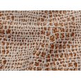 thumbnail image 4 of oneOone Viscose Jersey Rust Brown Fabric Crocodile Animal Skin Fabric For Sewing Printed Craft Fabric By The Yard 60 Inch Wide, 4 of 5