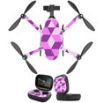 thumbnail image 1 of MightySkins Skin Compatible with GoPro Karma Drone Headphones wrap Cover Sticker Skins Pink Geo Tile, 1 of 2