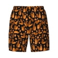 thumbnail image 4 of Lsque Mens Swim Trunks Cute Squirrel Pattern - Bathing Suit Compression Liner - Beach Swim Shorts Swimwear - (S-3XL) - Stretch Quick Dry -3X-Large, 4 of 9