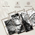 thumbnail image 6 of Elephant Stock Eiffel Tower Vintage Wall Art - Horizontal Multi Panel Canvas - Living Room Wall Decor - Places Multi Panel - Black And Gray Decor By Philippe Hugonnard - 52" x 32", 6 of 7