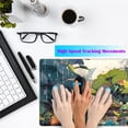 thumbnail image 3 of Anime Frog Mouse Pad Desk Mat Cure Frogs On Rainy Days Green Desk Decor Mat, Large Gaming Mouse Pad for Desk Computer Keyboard Laptop, Desk Decor Home Office Accessories for Girl with Stitched Eges, 3 of 6