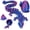 Laser Purple, variant on 12" 3D Printed Crystal Dragon with Dragon Egg - Articulated Jointed Dragon Sculpture - Large Mythical Creature Figurine, Fantasy Room Decor, Stress Relief Toys