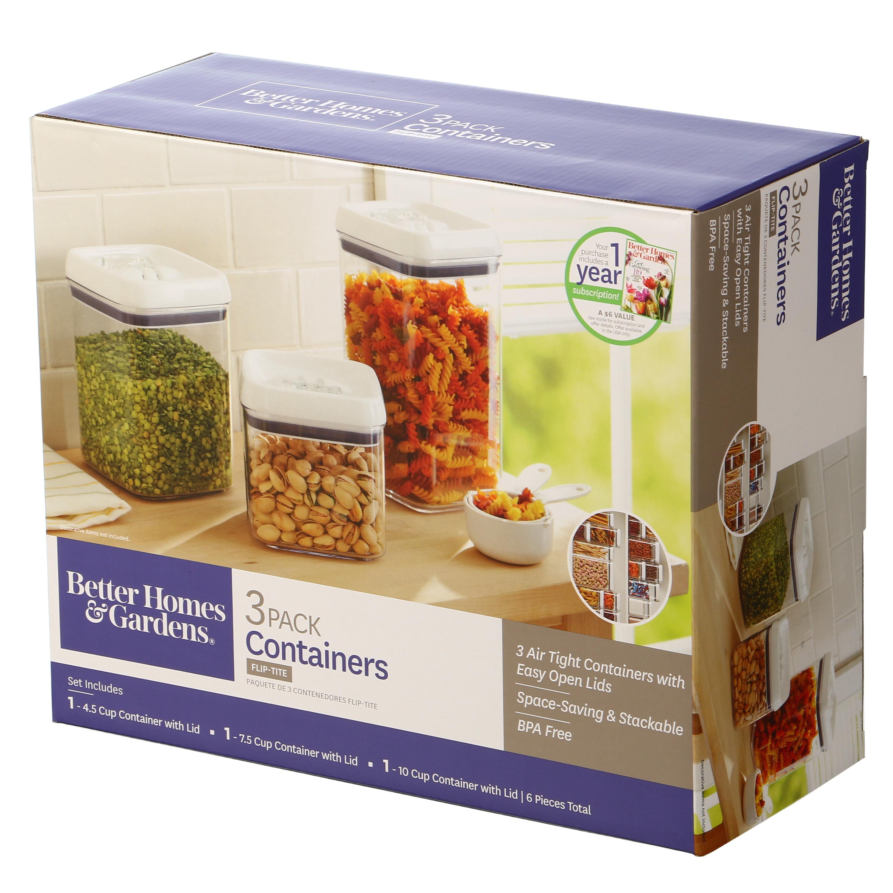 flip tite food storage set