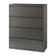 thumbnail image 2 of Hirsh 42 inch Wide 4 Drawer Metal Lateral File Cabinet for Home and Office, Holds Letter, Legal and A4 Hanging Folders, Medium Tone Brown, 2 of 4