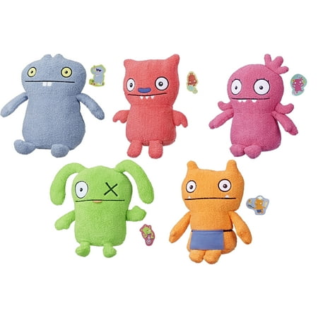 UGLYDOLLS Sincerely,Ugly Doll Bundle | Includes All 5 : Moxy, Ox, Wage, BABO, and Lucky Bat