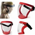 thumbnail image 3 of Visor protector de cara completa HD Mascarilla facial transparente Transpirable Cubierta a prueba de salpicaduras - Rojo para niños Kuyhfg Sin marca, 3 of 4