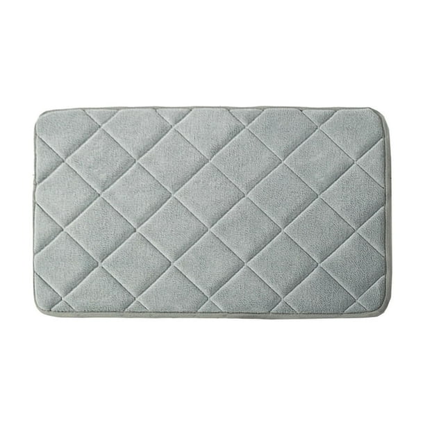 Yhmxh Alfombrillas de baño para baño Alfombra de baño Alfombra antideslizante para puerta de baño, para el hogar, con esponja absorbente, para cocina y baño Decoración del baño