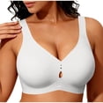 thumbnail image 4 of Womens Wireless Jelly Bras No Underwire Seamless Push Up Supportive Full Coverage Comfortable Everyday Tshirt Bralettes, 4 of 6