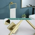 thumbnail image 4 of Baweave  Bathroom Hand Towel Ring Bath Towel Holder Lavatory Wall Mount Matte Black B3004BK, 4 of 9