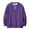 Purple #007, variant on Mens Crewneck Sweatshirt Long Sleeves Casual Pullover Tops Loose Fit Soft Basic Sweatshirt, M
