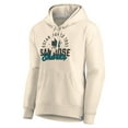 thumbnail image 2 of Women's Fanatics Oatmeal San Jose Sharks Carry the Puck Pullover Hoodie Sweatshirt, 2 of 3