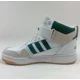 thumbnail image 3 of Ad-id-as Postmove Mid Mens 13 White Green Basketball Shoes Sneakers Gum IE9824, 3 of 6