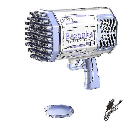 Bubble Machine Gun, Diy Bubble Bazooka Machine 69 Holes Bubble Blower ...