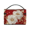 thumbnail image 4 of DIXRUYEE Train Case Cosmetics Organizer Fashion Golden Elegance Printed Size: 9x6.2x6.5 in, 4 of 5