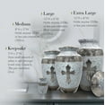 thumbnail image 5 of White Cross Urns for Cremation Ashes Large Urn XL or Small Keepsake Urns for Human Ashes & Urns for Human Ashes for Home or Burial Small Urns for Human Ashes, 5 of 11