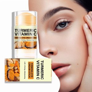 QunYou Vitamin C Turmeric Firming Eye Cream 40g Wrinkle Eye Cream Wrinkle Firming Light Wrinkle Moisturizing