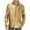 Yellow, variant on Men's Shirt Solid Color Sequin Long Sleeve Turndown Collar Button Up Party Dress Business Casual Blouse Top