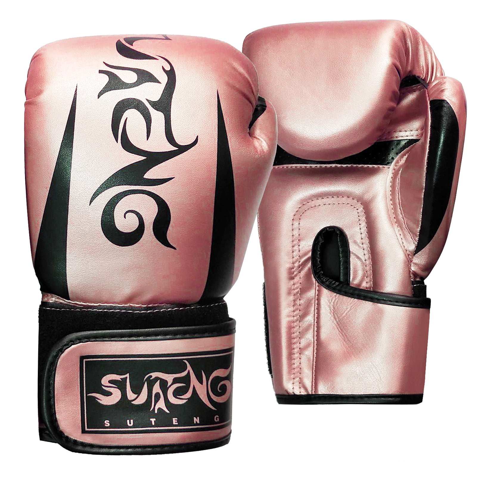 Boom Pro Ladies Boxing Gloves Curved Focus Pads Hook & Jab Mitts Kick Punch Bag 