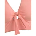 thumbnail image 5 of Puntoco Womens clearance,Swimsuit Women Sunflower Print Bikini Set Push Up Bathing Swimwear High Waist Swimsuit Pink, 5 of 9