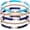 B-Blue Surfer Color & Gold Bead, variant on Surfer Heishi Clay Bead Bracelets for Women Bohemian Stackable Gold Plated Beaded Stretch Bracelets Elastic Layering Friendship Bracelets Set Boho Jewelry