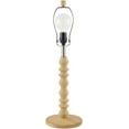 thumbnail image 3 of Livabliss Padauk Modern Accent Table Lamp, 23-inch, Beige with White Shade, 3 of 6