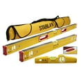 thumbnail image 2 of STABILA 96M Heavy Duty Aluminum Retangle Magnetic 3 Level Set w/ Case - 48380, 2 of 3