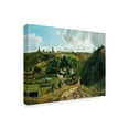thumbnail image 2 of Trademark Fine Art 'Jalais, Hill, Pontoise' Canvas Art by Camille Pissarro, 2 of 4